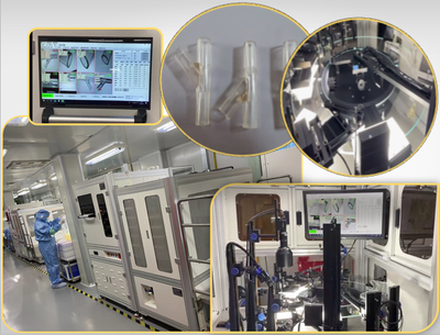 医疗Y 管视觉检测筛选机